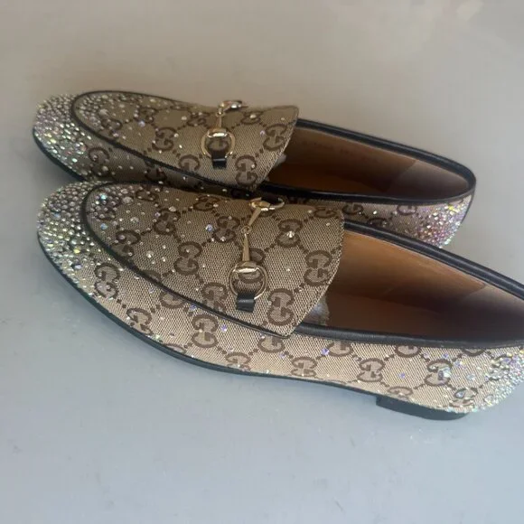 Jordaan Crystal Embellished Horsebit Loafer - Picture 2 of 7